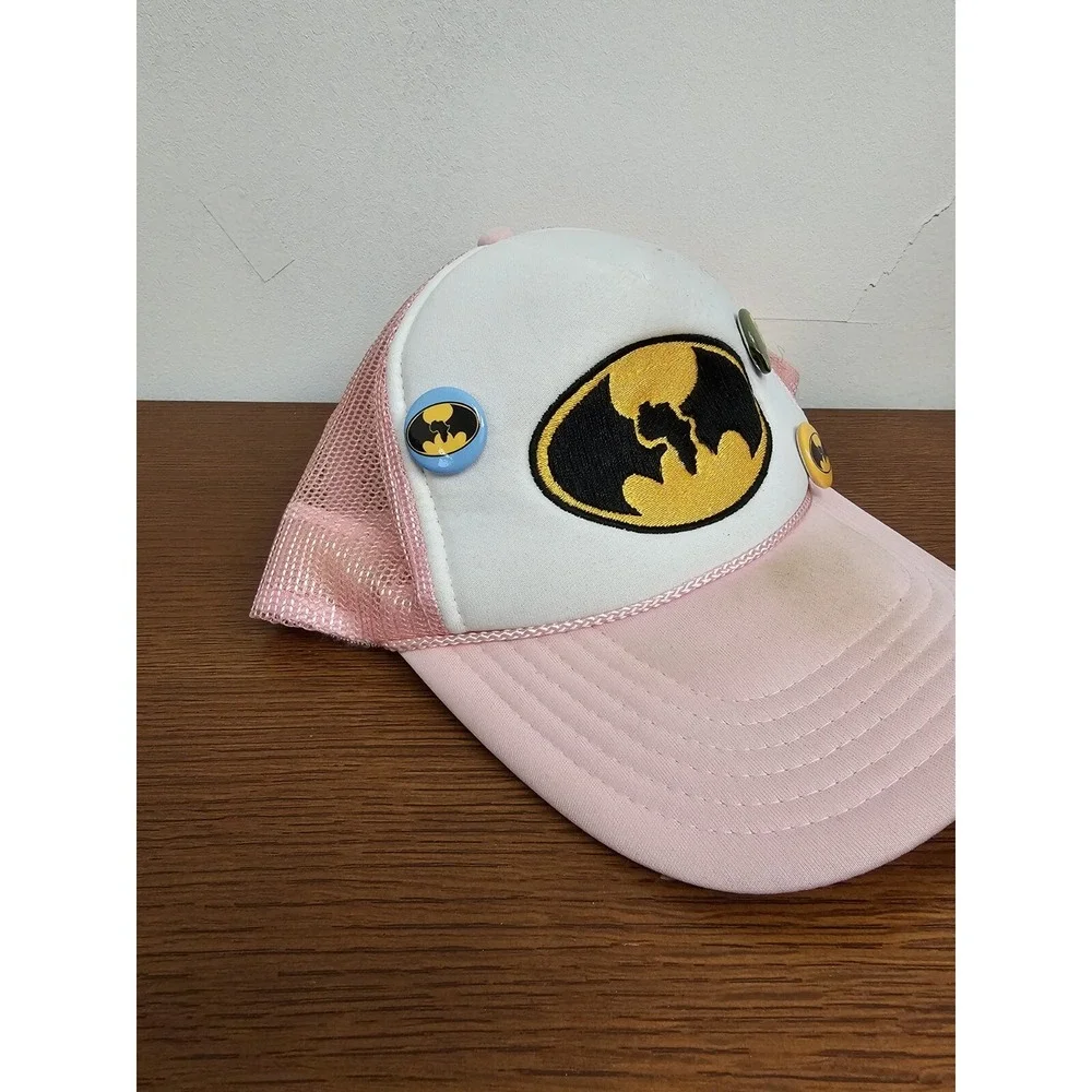 Black Angels In Flight BAIF Blackman Blackwoman Signal‎ Trucker With Pins Pink
